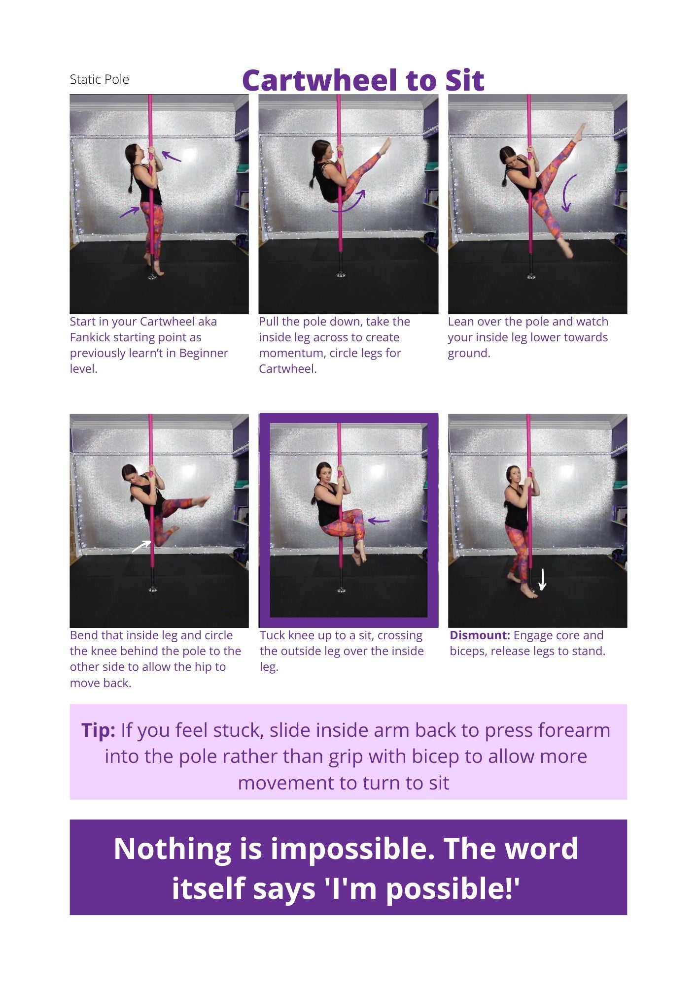 Pole Tricks Book - Higher Beginner