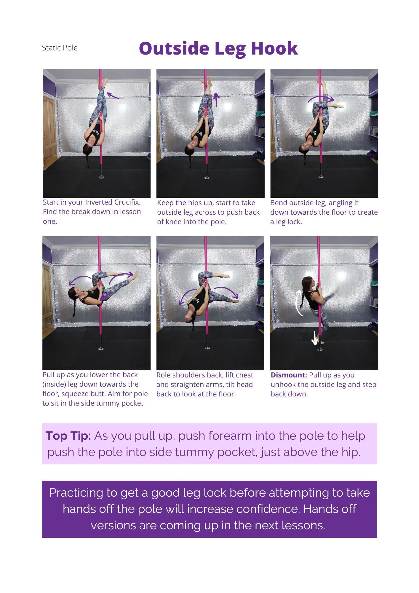 Pole Tricks Book - Intermediate