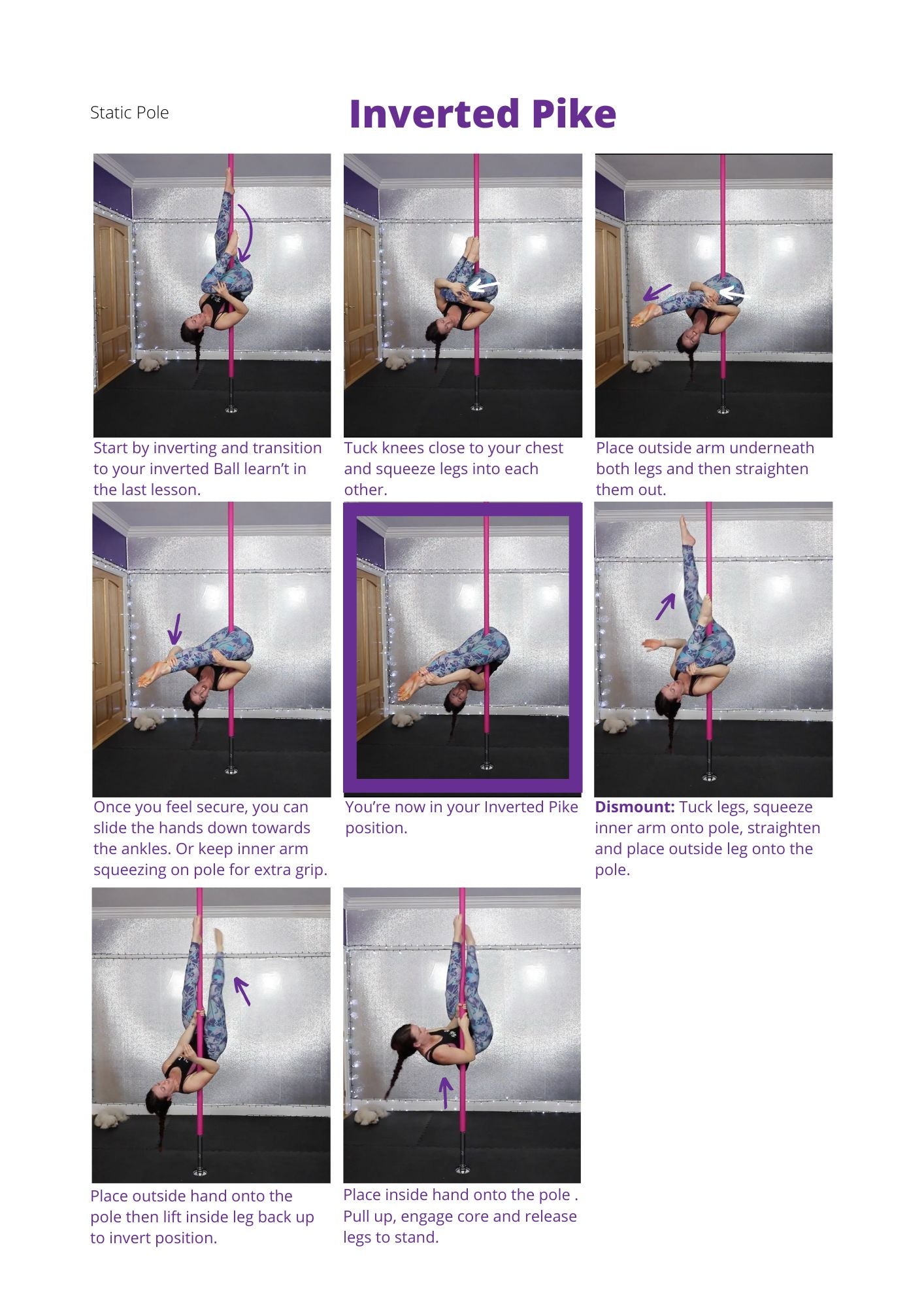 Pole Tricks Book - Intermediate