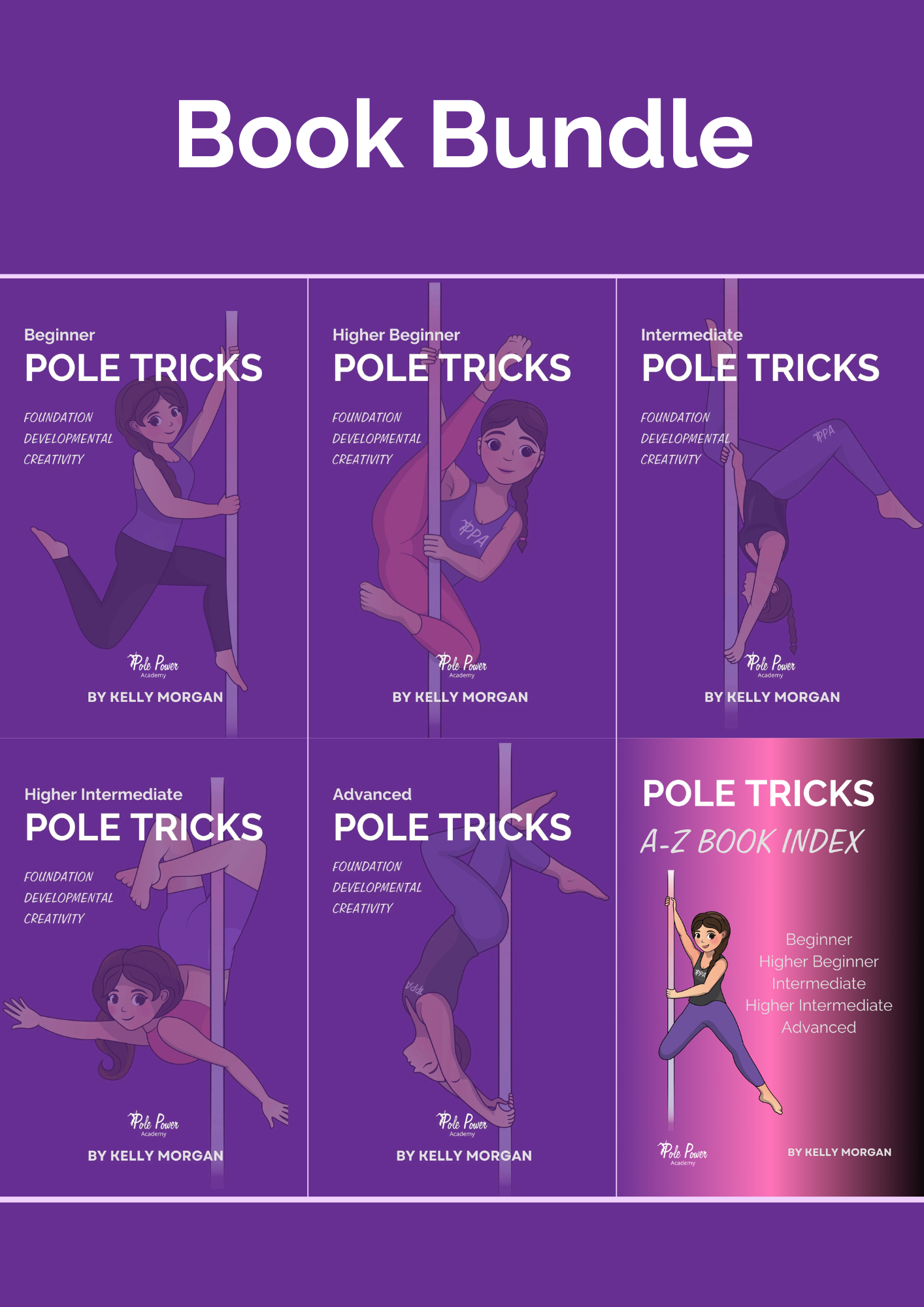 Pole Tricks Book - BUNDLE + FREE A-Z Booklet