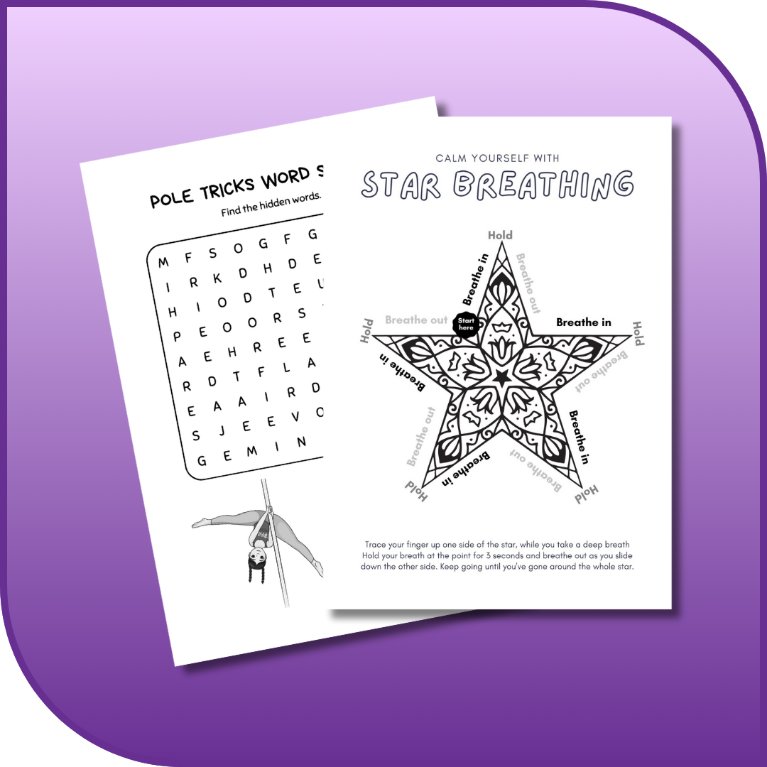 Pole Tricks Colouring and Mindfulness Book